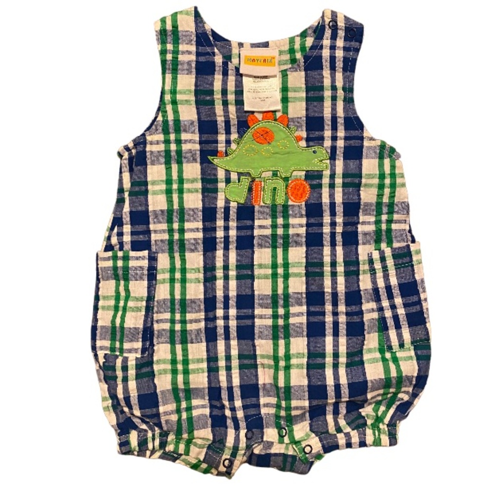 NWOT Mayfair Dino Romper 3/6m